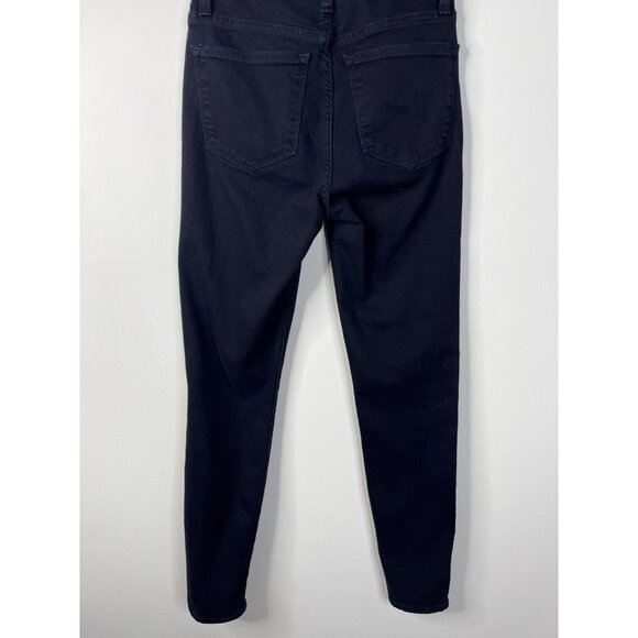 J.Crew Toothpick High Rise Skinny Jeans 25 10" Dark Wash Stretch - Picture 8 of 13